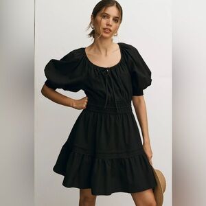 Anthropologie The Somerset Mini Dress: Puff-Sleeve Edition